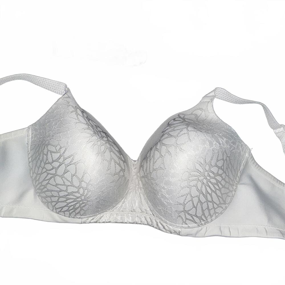 44E  Evrest White Bra wire free o3236